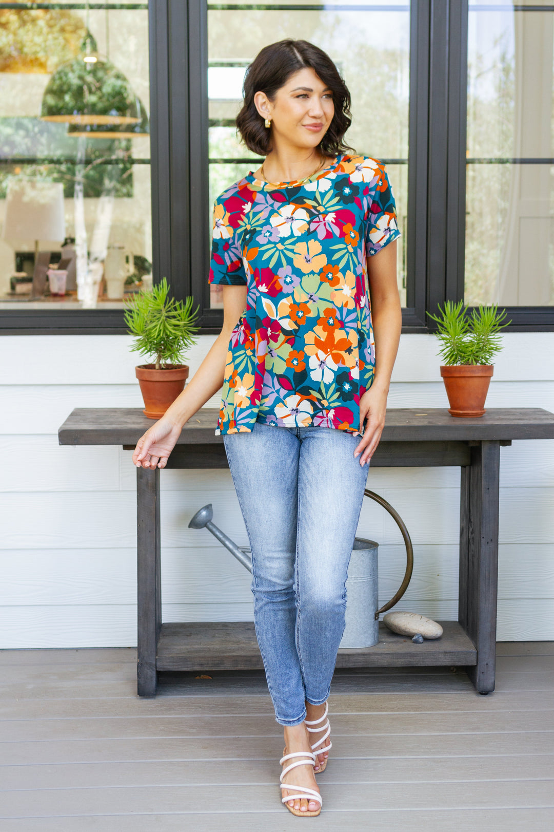 Can't Stop the Beat Floral Top-Tops-Ave Shops-[option4]-[option5]-[option6]-[option7]-[option8]-Shop-Boutique-Clothing-for-Women-Online