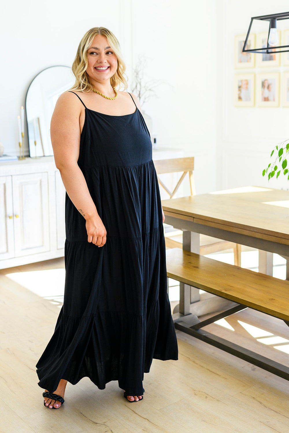 Classically Cool Tiered Maxi Dress-Womens-Ave Shops-[option4]-[option5]-[option6]-[option7]-[option8]-Shop-Boutique-Clothing-for-Women-Online