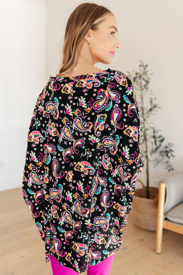 Essential Blouse in Black and Pink Paisley-Womens-Ave Shops-[option4]-[option5]-[option6]-[option7]-[option8]-Shop-Boutique-Clothing-for-Women-Online