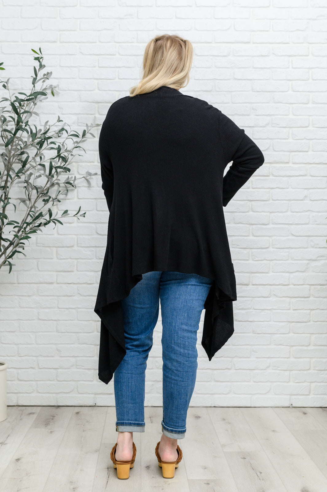 Ever Soft Cascade Cardigan With Pockets In Black-Womens-Ave Shops-[option4]-[option5]-[option6]-[option7]-[option8]-Shop-Boutique-Clothing-for-Women-Online