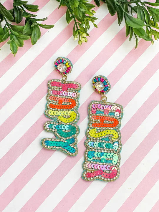 Happy Easter Sequin Dangle Earrings-Preorder-Ave Shops-One Size-[option4]-[option5]-[option6]-[option7]-[option8]-Shop-Boutique-Clothing-for-Women-Online