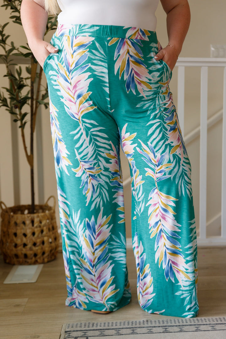 Hawaiiana Floral Print Pants-Bottoms-Ave Shops-[option4]-[option5]-[option6]-[option7]-[option8]-Shop-Boutique-Clothing-for-Women-Online