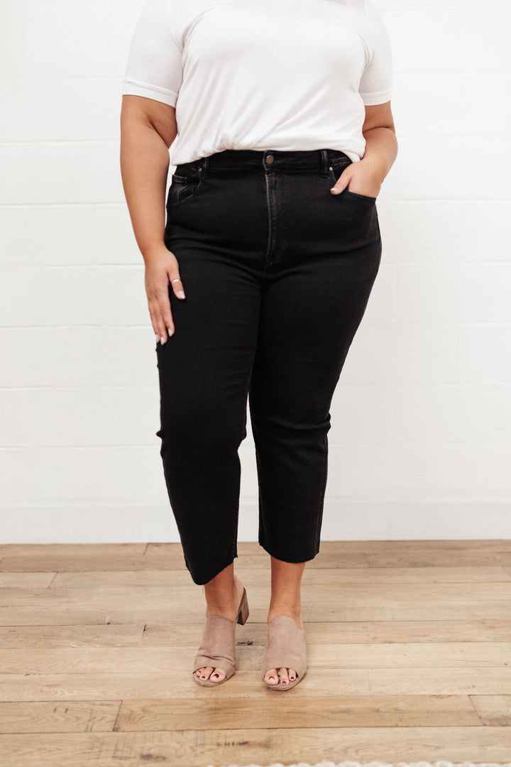 High Waist Mom Fit Jeans In Black-Womens-Ave Shops-[option4]-[option5]-[option6]-[option7]-[option8]-Shop-Boutique-Clothing-for-Women-Online