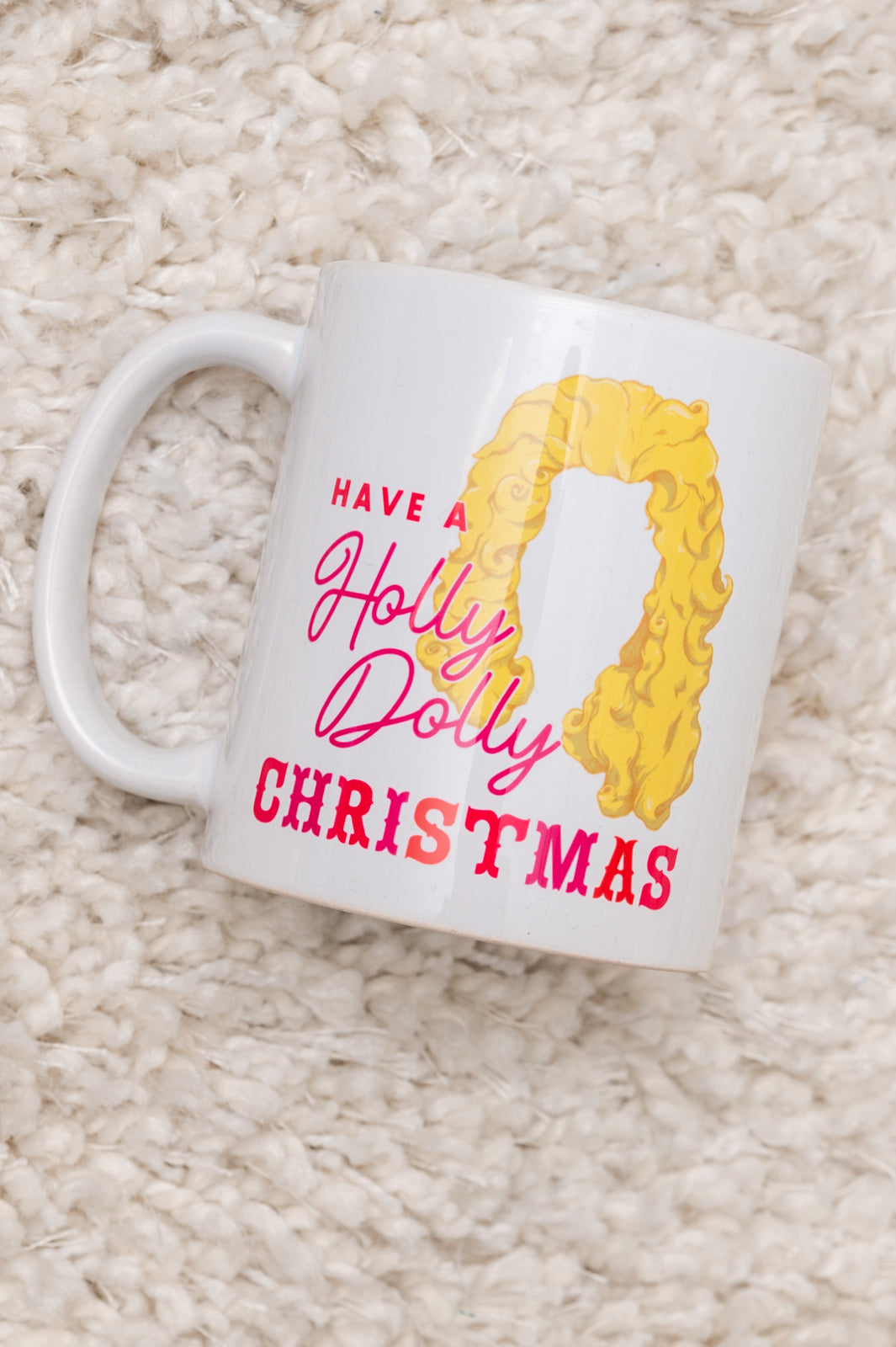 Holly Dolly Christmas Mug-Womens-Ave Shops-OS-[option4]-[option5]-[option6]-[option7]-[option8]-Shop-Boutique-Clothing-for-Women-Online