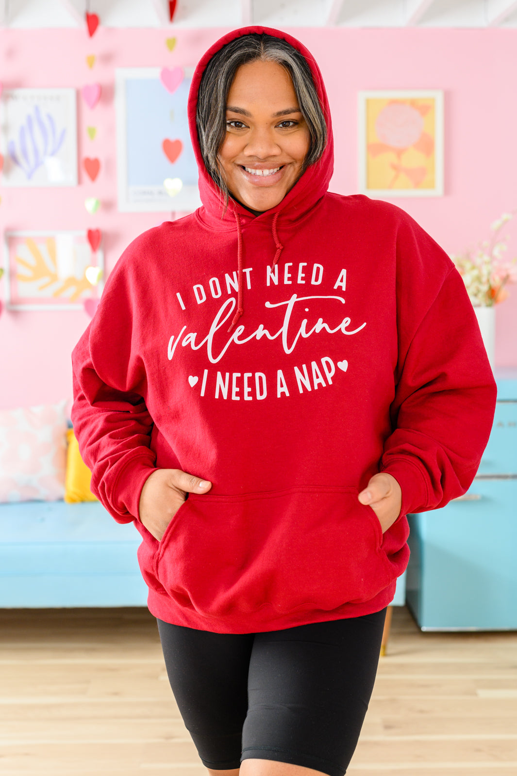 I Don't Need A Valentine Hoodie-Womens-Ave Shops-[option4]-[option5]-[option6]-[option7]-[option8]-Shop-Boutique-Clothing-for-Women-Online