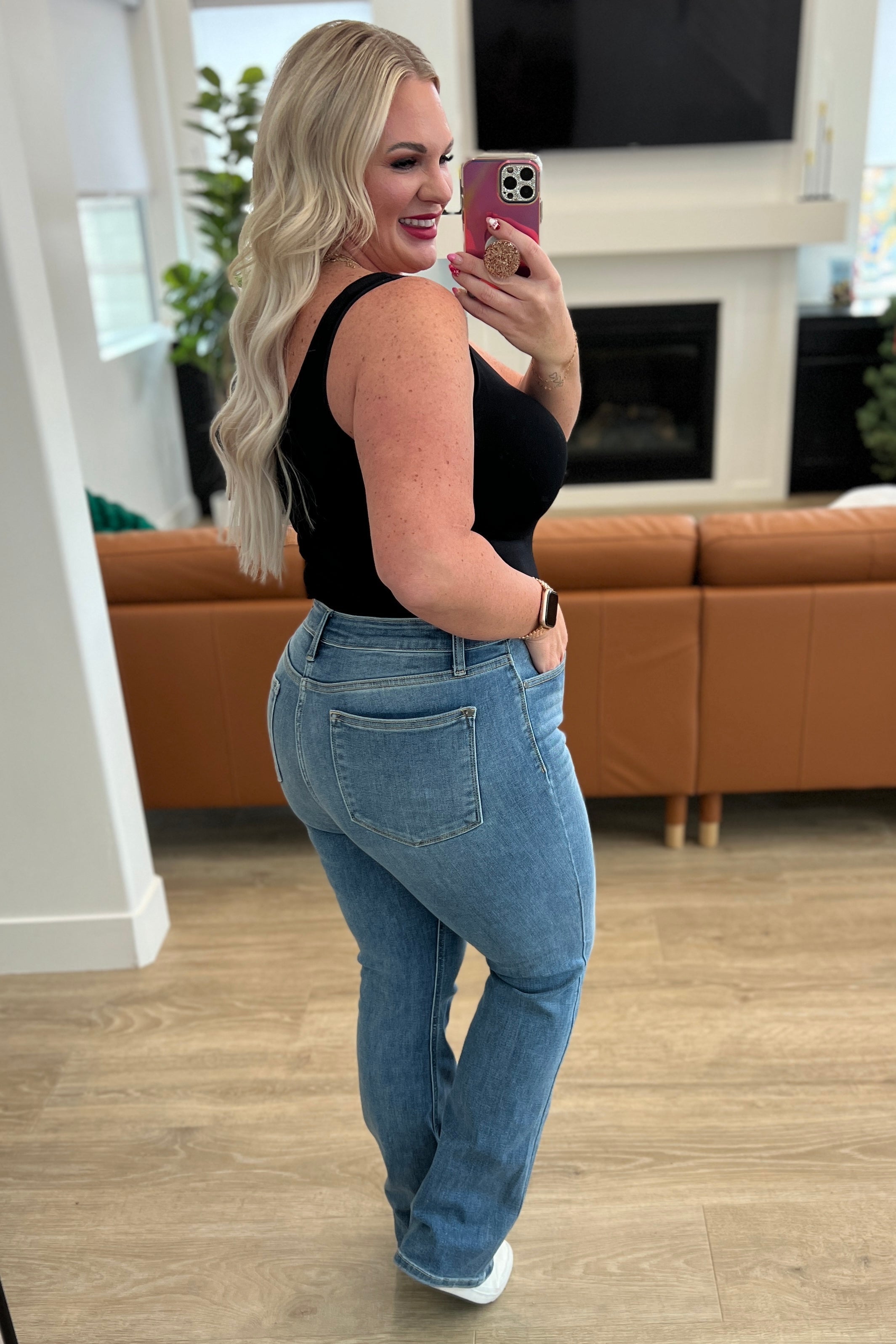 Judy Blue Monroe High Rise Classic Bootcut Jeans-Denim-Ave Shops-[option4]-[option5]-[option6]-[option7]-[option8]-Shop-Boutique-Clothing-for-Women-Online