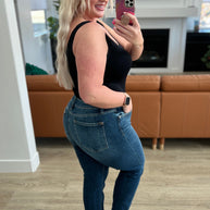 Judy Blue London Midrise Cuffed Boyfriend Jeans-Womens-Ave Shops-[option4]-[option5]-[option6]-[option7]-[option8]-Shop-Boutique-Clothing-for-Women-Online