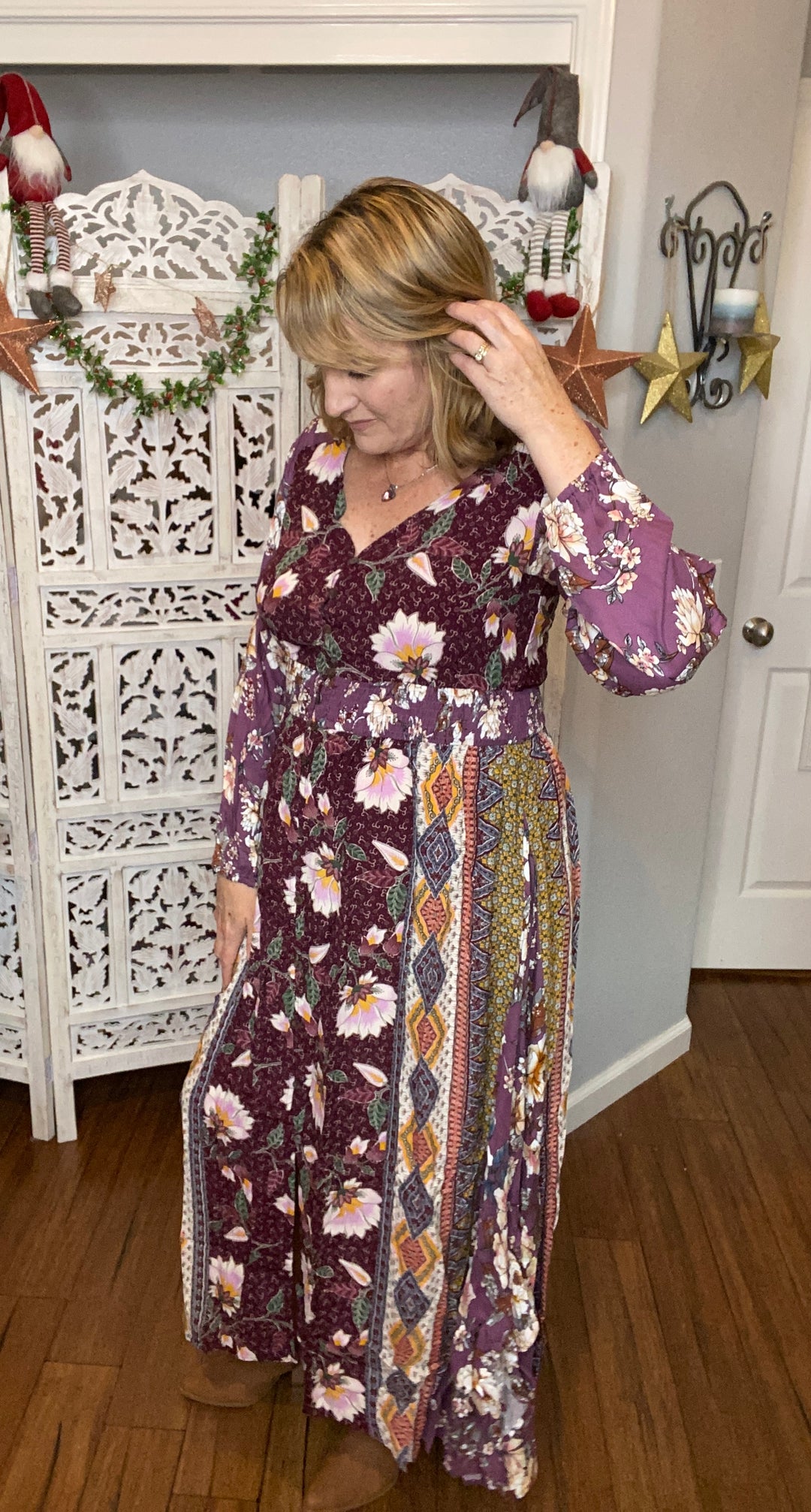 The Beth Boho Maxi Dress-The Bee Chic Boutique-[option4]-[option5]-[option6]-[option7]-[option8]-Shop-Boutique-Clothing-for-Women-Online