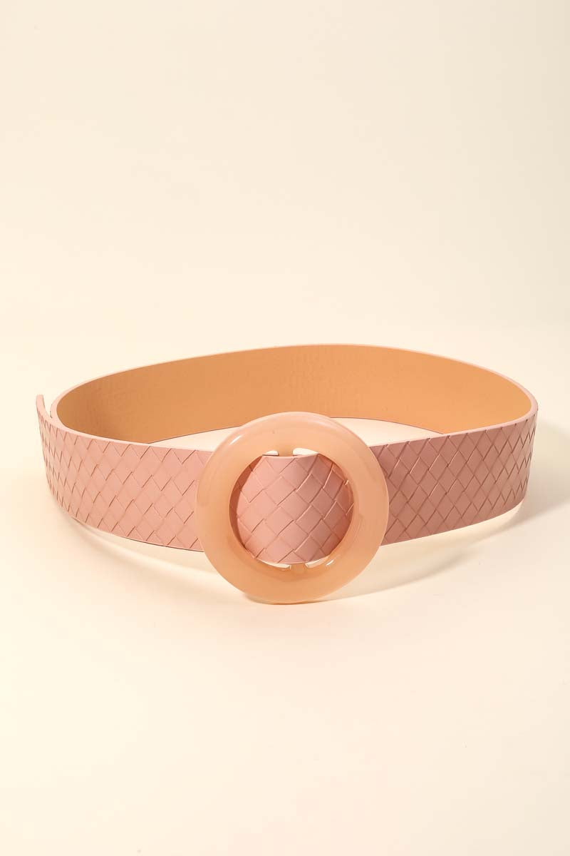 Buckle Me Beautiful Blush Faux Leather Belt-accessor-Jane Claire-One Size Fits All-[option4]-[option5]-[option6]-[option7]-[option8]-Shop-Boutique-Clothing-for-Women-Online