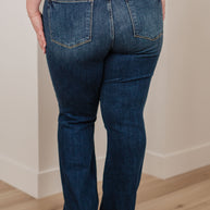 Judy Blue Josephine Mid Rise Raw Hem Bootcut Jeans-Denim-Ave Shops-[option4]-[option5]-[option6]-[option7]-[option8]-Shop-Boutique-Clothing-for-Women-Online