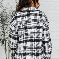 Kate Plaid Jacket in Black & White-Layers-Ave Shops-[option4]-[option5]-[option6]-[option7]-[option8]-Shop-Boutique-Clothing-for-Women-Online