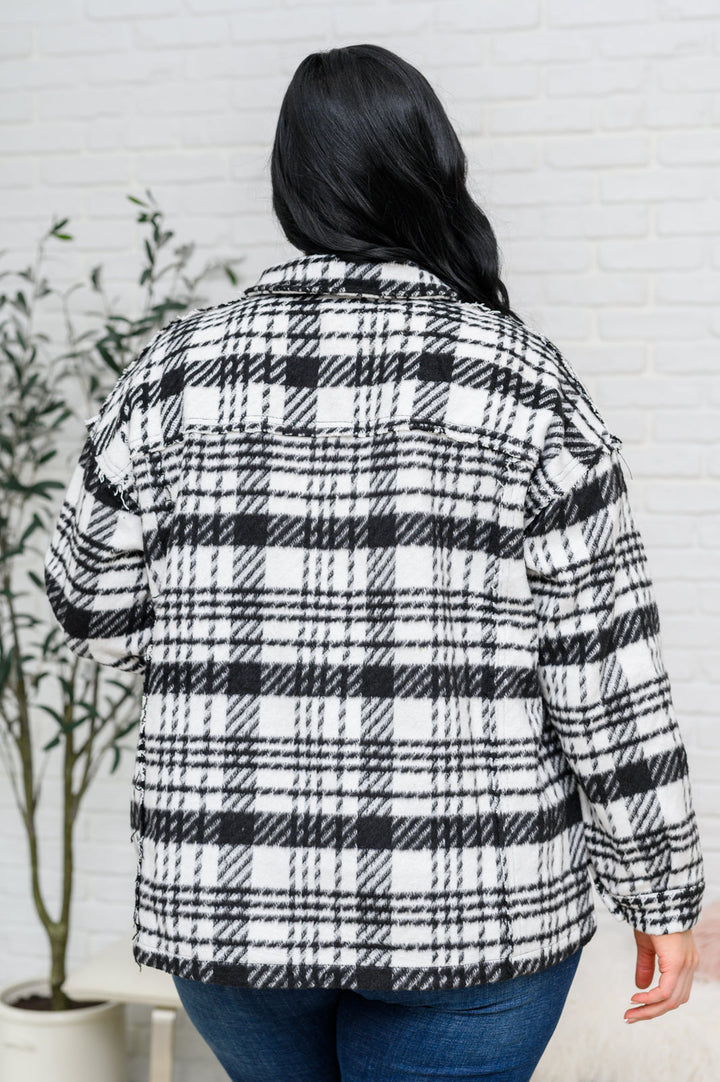 Kate Plaid Jacket in Black & White-Layers-Ave Shops-[option4]-[option5]-[option6]-[option7]-[option8]-Shop-Boutique-Clothing-for-Women-Online