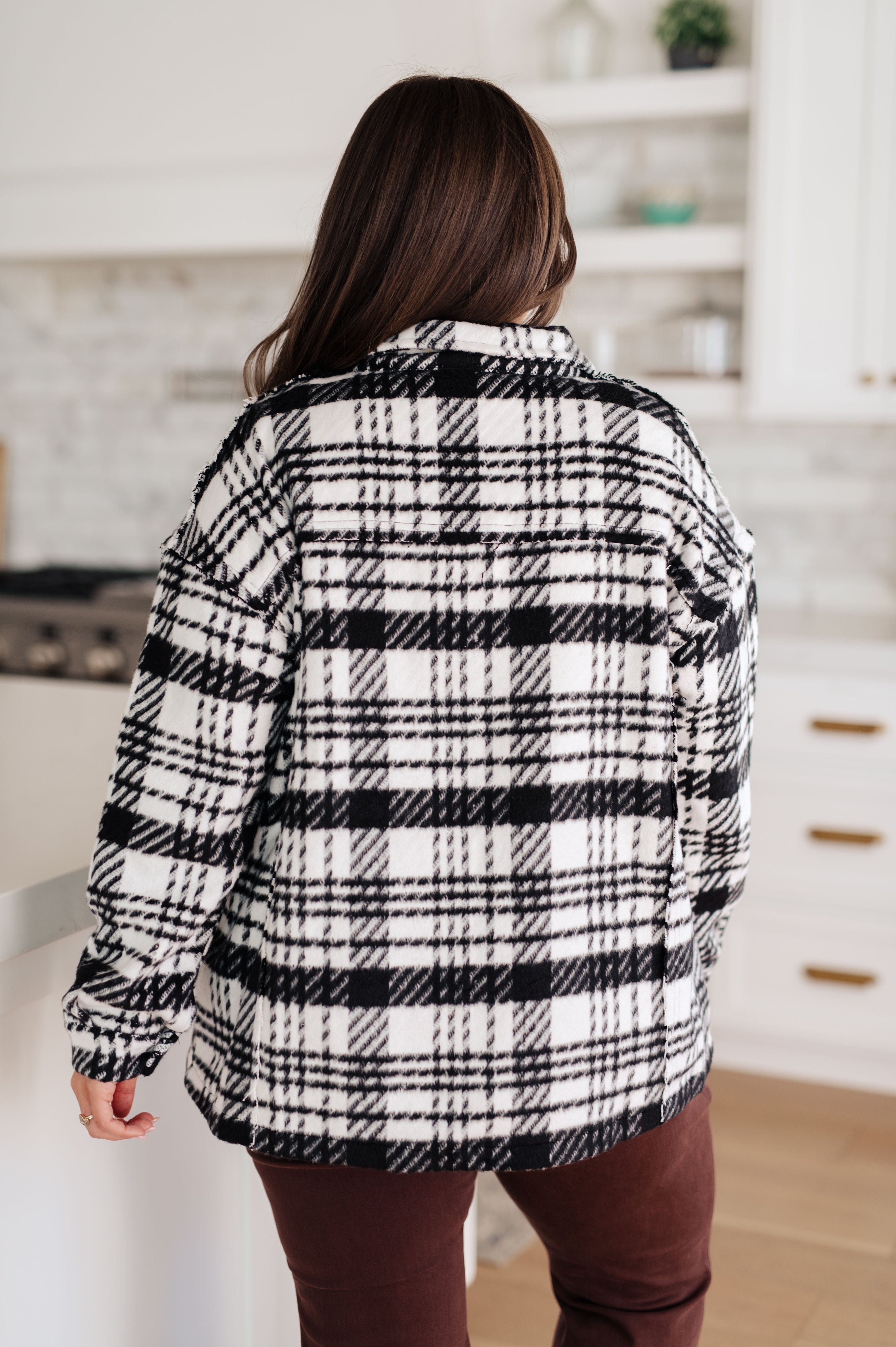 Kate Plaid Jacket in Black & White-Layers-Ave Shops-[option4]-[option5]-[option6]-[option7]-[option8]-Shop-Boutique-Clothing-for-Women-Online