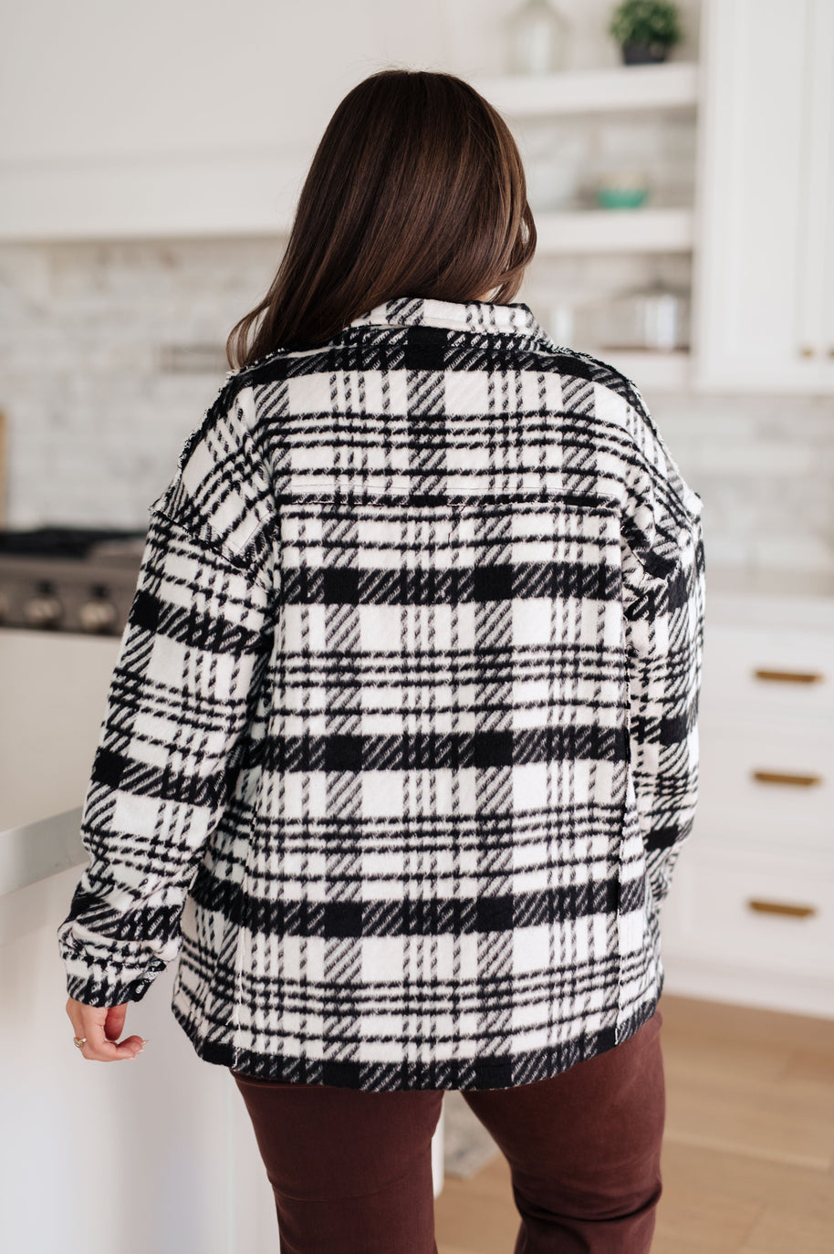 Kate Plaid Jacket in Black & White-Layers-Ave Shops-[option4]-[option5]-[option6]-[option7]-[option8]-Shop-Boutique-Clothing-for-Women-Online