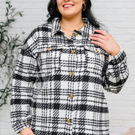 Kate Plaid Jacket in Black & White-Layers-Ave Shops-[option4]-[option5]-[option6]-[option7]-[option8]-Shop-Boutique-Clothing-for-Women-Online