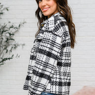 Kate Plaid Jacket in Black & White-Layers-Ave Shops-[option4]-[option5]-[option6]-[option7]-[option8]-Shop-Boutique-Clothing-for-Women-Online