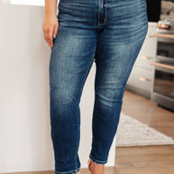 Judy Blue London Midrise Cuffed Boyfriend Jeans-Womens-Ave Shops-[option4]-[option5]-[option6]-[option7]-[option8]-Shop-Boutique-Clothing-for-Women-Online