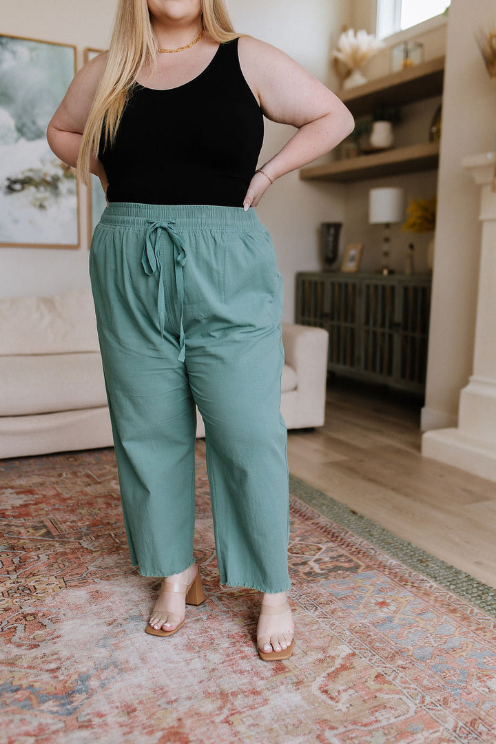 Love Me Dearly High Waisted Pants in Jade-Bottoms-Ave Shops-[option4]-[option5]-[option6]-[option7]-[option8]-Shop-Boutique-Clothing-for-Women-Online