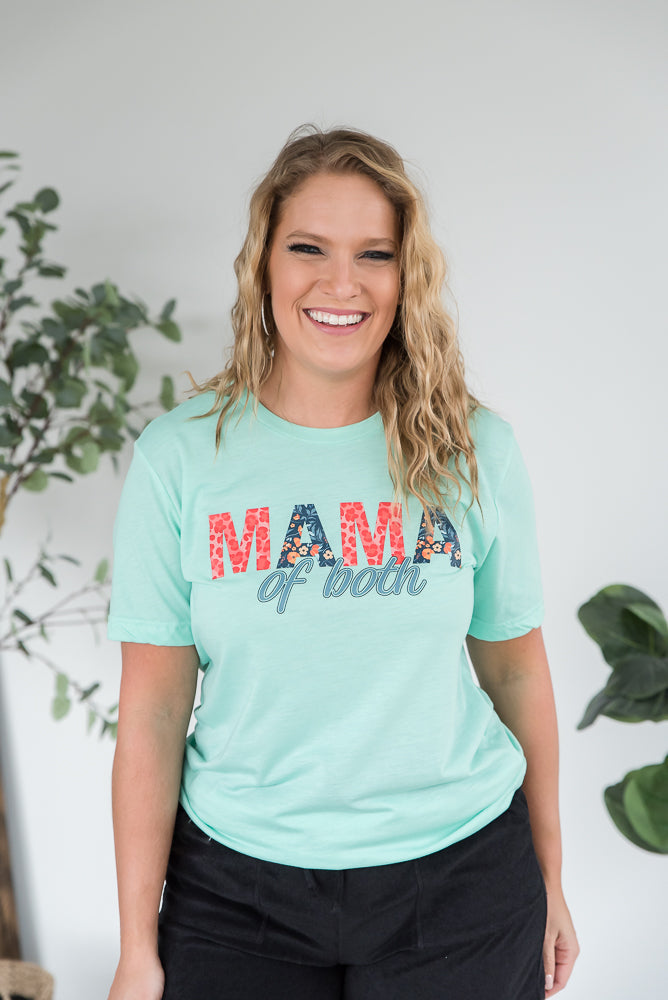 Mama of Both Graphic Tee-BT Graphic Tee-The Bee Chic Boutique-[option4]-[option5]-[option6]-[option7]-[option8]-Shop-Boutique-Clothing-for-Women-Online