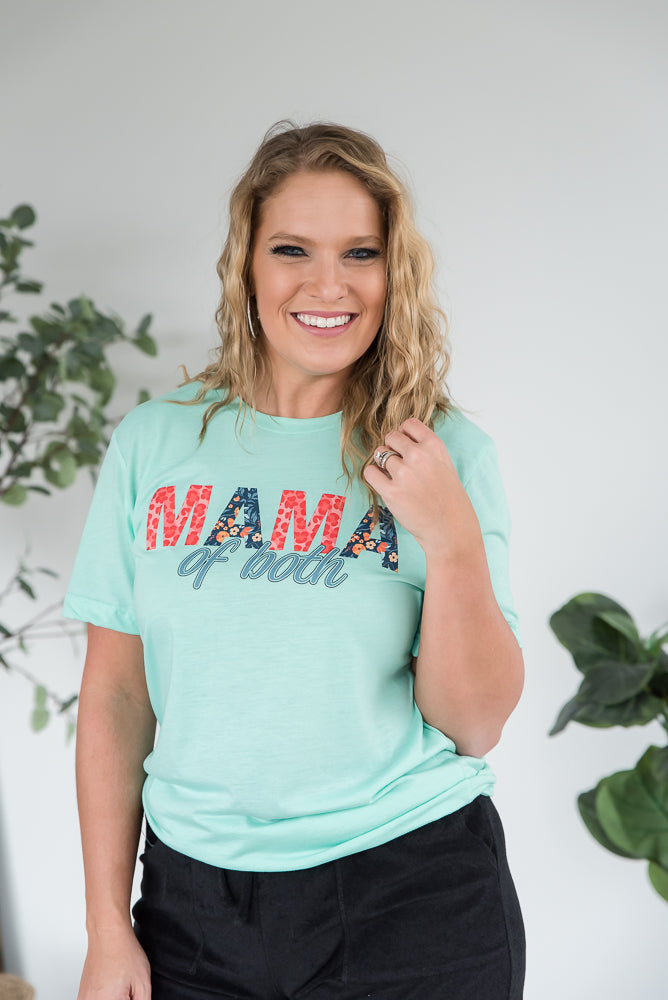 Mama of Both Graphic Tee-BT Graphic Tee-The Bee Chic Boutique-[option4]-[option5]-[option6]-[option7]-[option8]-Shop-Boutique-Clothing-for-Women-Online