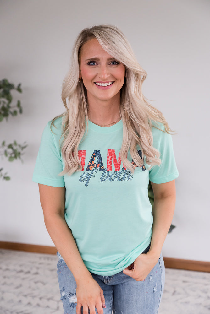 Mama of Both Graphic Tee-BT Graphic Tee-The Bee Chic Boutique-[option4]-[option5]-[option6]-[option7]-[option8]-Shop-Boutique-Clothing-for-Women-Online