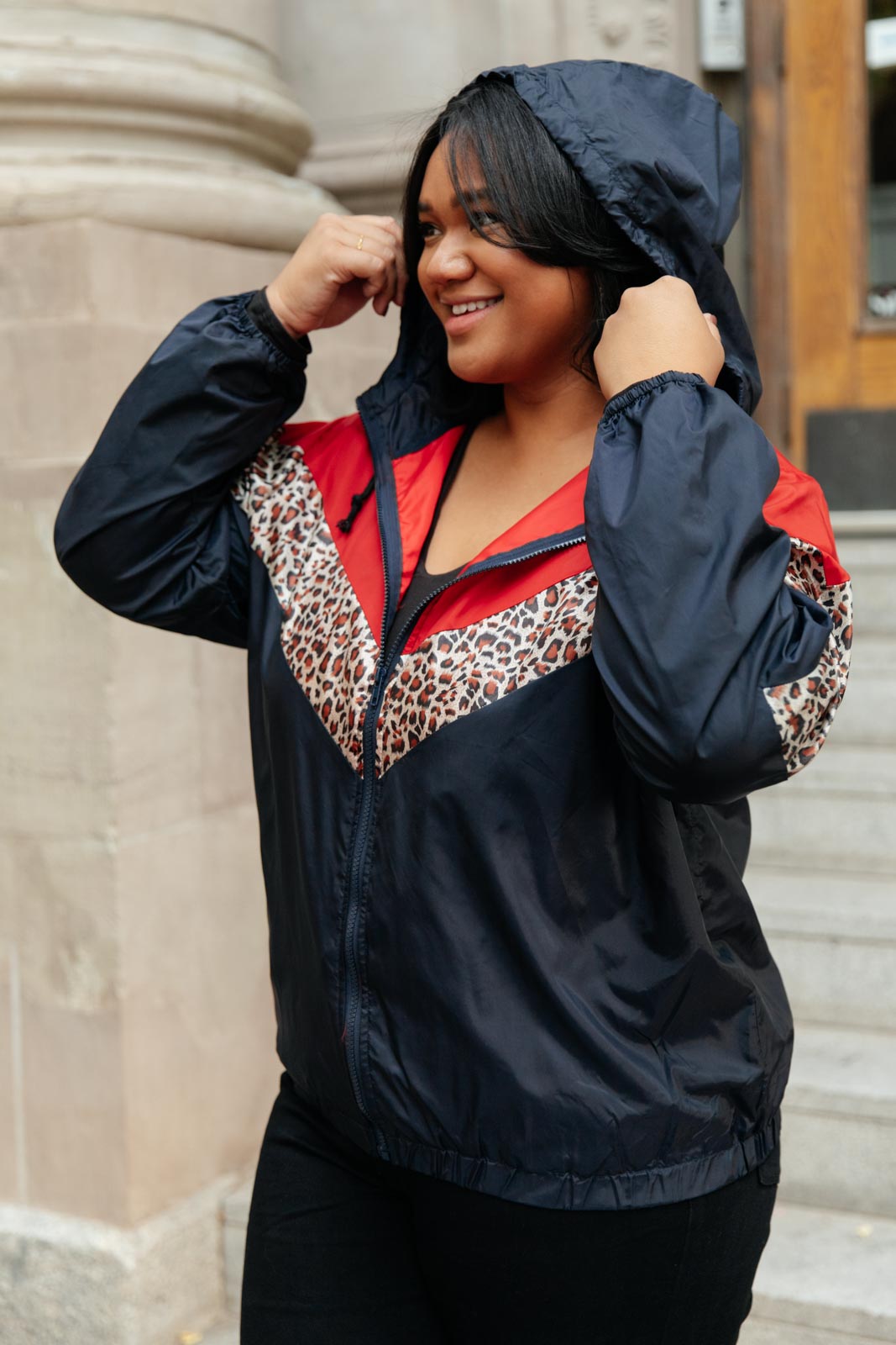 Make Your Move Windbreaker in Navy-Womens-Ave Shops-[option4]-[option5]-[option6]-[option7]-[option8]-Shop-Boutique-Clothing-for-Women-Online