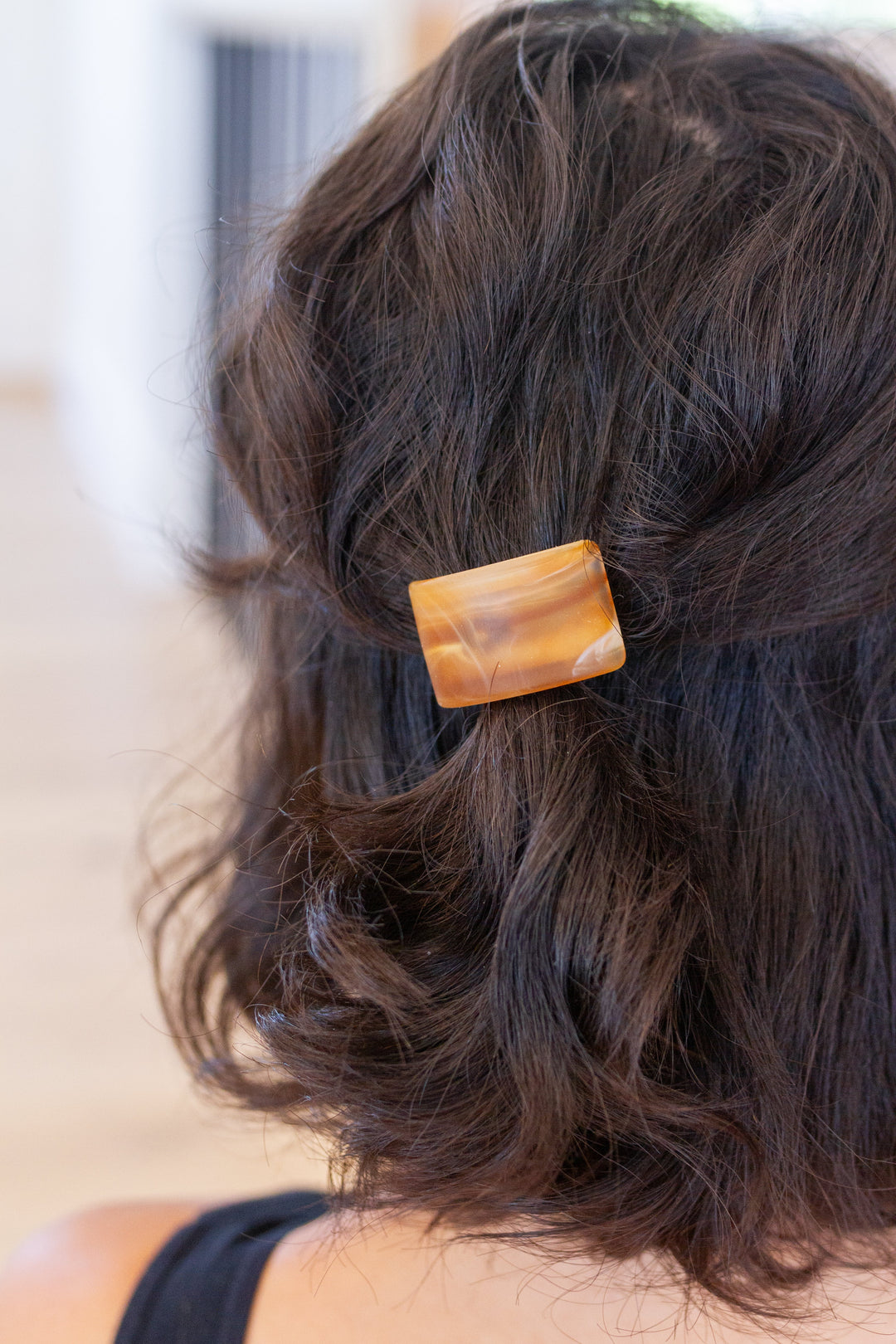 Rectangle Cuff Hair Tie Elastic in Amber-Accessories-Ave Shops-OS-[option4]-[option5]-[option6]-[option7]-[option8]-Shop-Boutique-Clothing-for-Women-Online