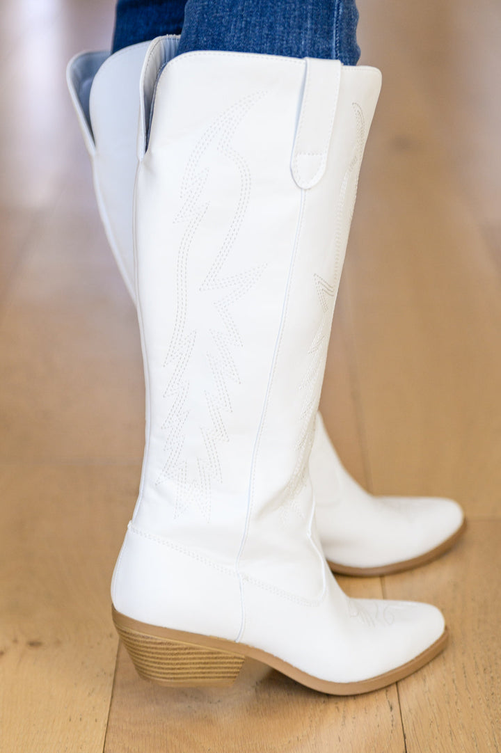 Shania Cowgirl Boots In White-Womens-Ave Shops-[option4]-[option5]-[option6]-[option7]-[option8]-Shop-Boutique-Clothing-for-Women-Online