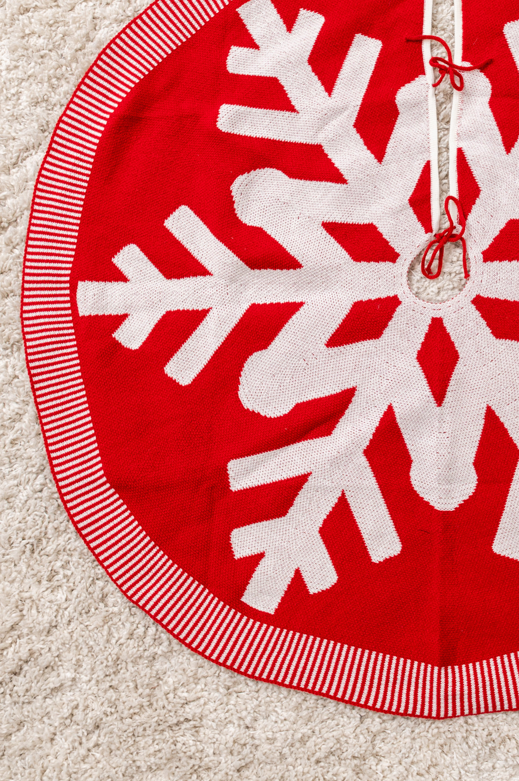 Snowflake Knit Tree Skirt-Womens-Ave Shops-OS-[option4]-[option5]-[option6]-[option7]-[option8]-Shop-Boutique-Clothing-for-Women-Online