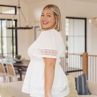 Sweet Sister Peplum Blouse-Tops-Ave Shops-[option4]-[option5]-[option6]-[option7]-[option8]-Shop-Boutique-Clothing-for-Women-Online