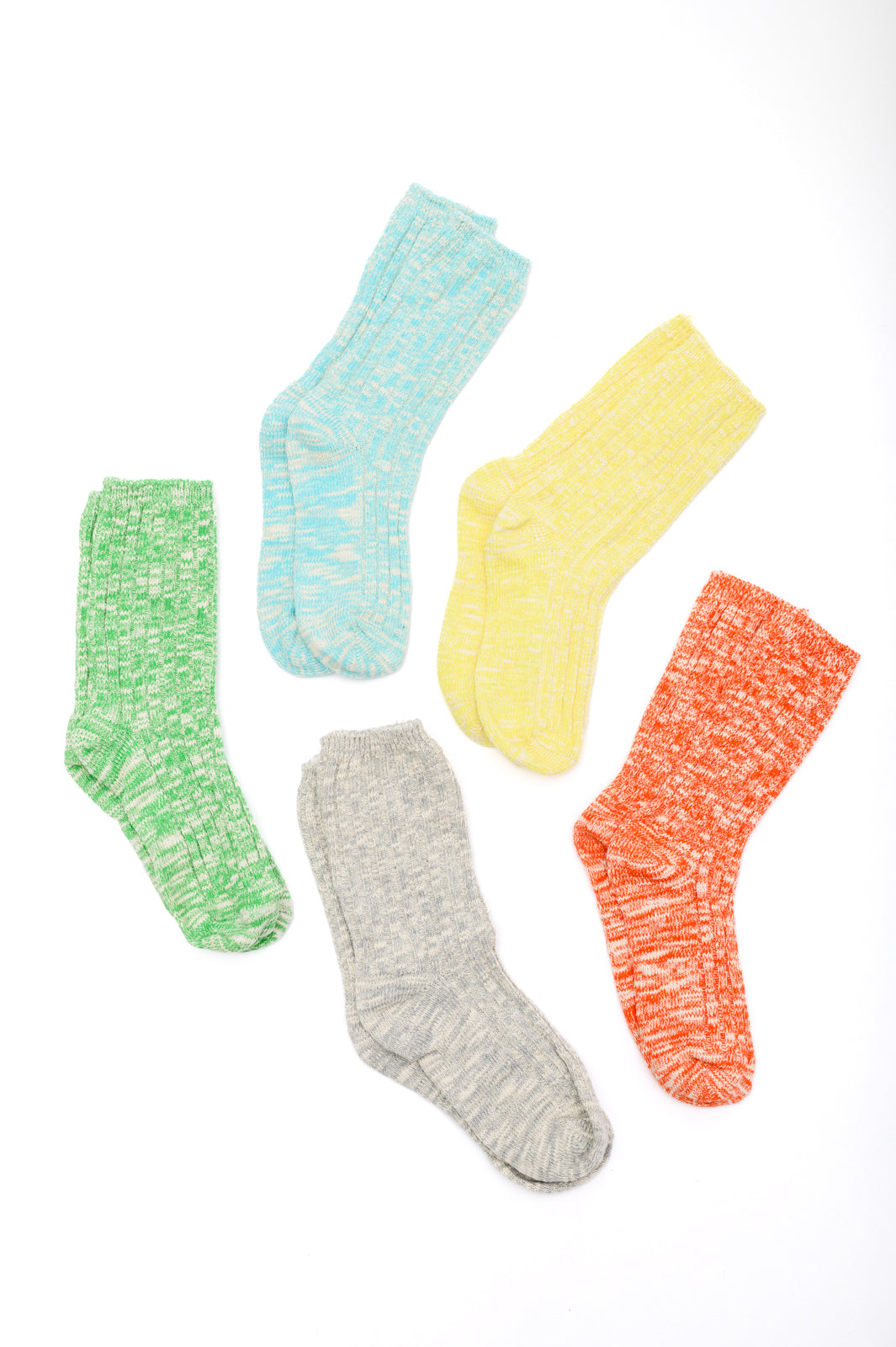 Sweet Socks Heathered Scrunch Socks-Accessories-Ave Shops-[option4]-[option5]-[option6]-[option7]-[option8]-Shop-Boutique-Clothing-for-Women-Online