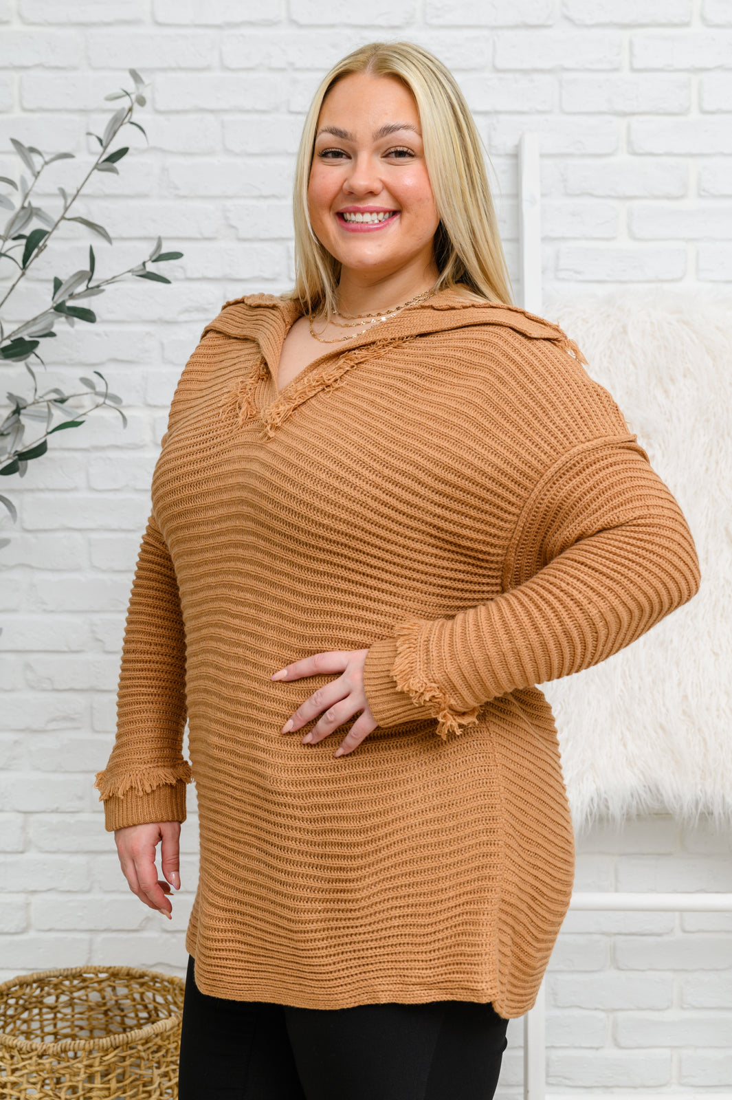 Travel Far & Wide Sweater in Taupe-Womens-Ave Shops-[option4]-[option5]-[option6]-[option7]-[option8]-Shop-Boutique-Clothing-for-Women-Online