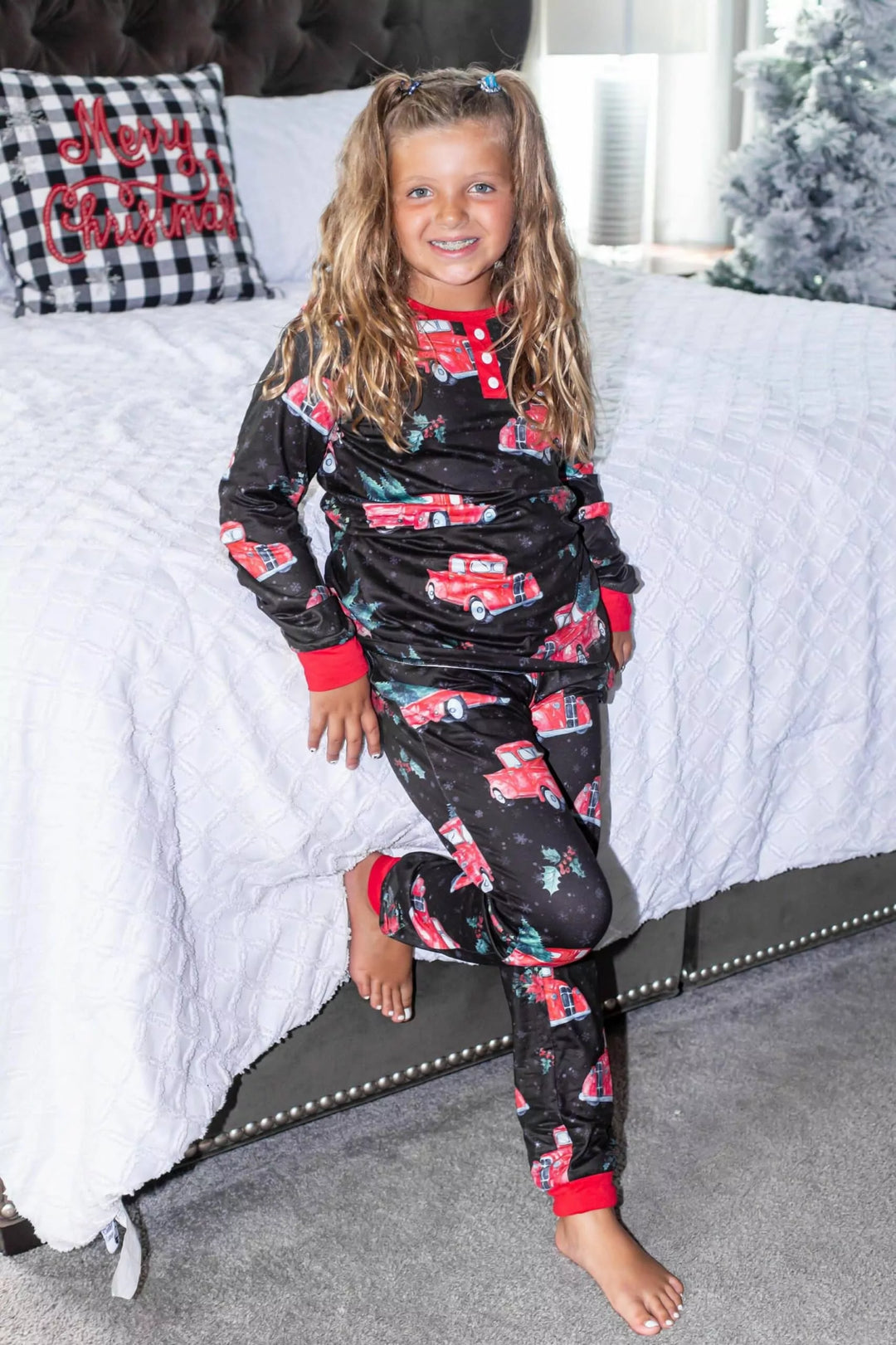 Matching Christmas Pajama Trucks-Womens-Ave Shops-[option4]-[option5]-[option6]-[option7]-[option8]-Shop-Boutique-Clothing-for-Women-Online