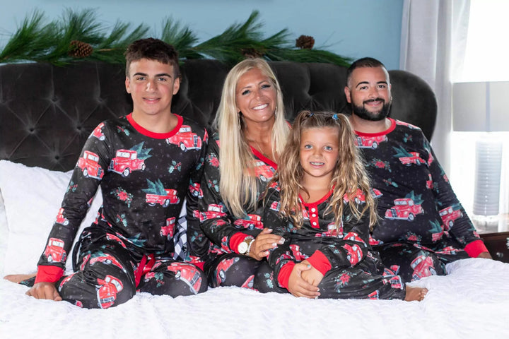 Matching Christmas Pajama Trucks-Womens-Ave Shops-[option4]-[option5]-[option6]-[option7]-[option8]-Shop-Boutique-Clothing-for-Women-Online