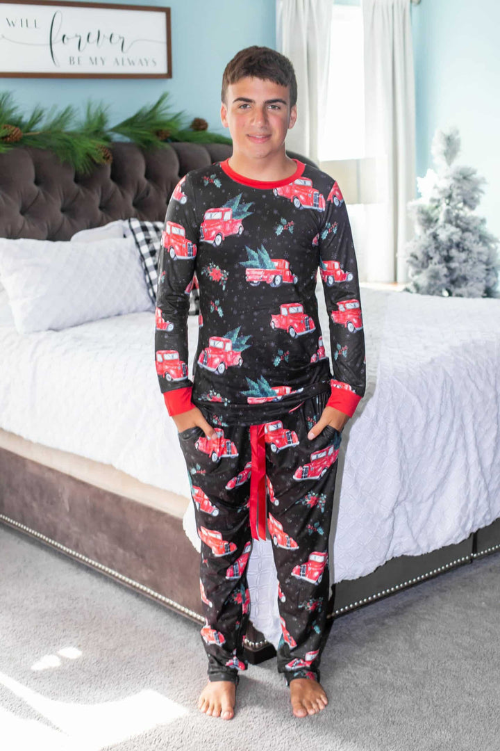 Matching Christmas Pajama Trucks-Womens-Ave Shops-[option4]-[option5]-[option6]-[option7]-[option8]-Shop-Boutique-Clothing-for-Women-Online