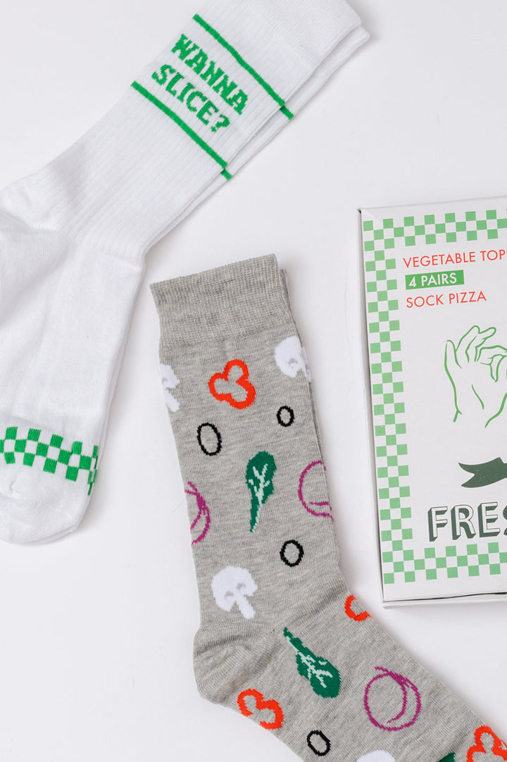 Veggie Pizza Sock Set-Womens-Ave Shops-OS-[option4]-[option5]-[option6]-[option7]-[option8]-Shop-Boutique-Clothing-for-Women-Online