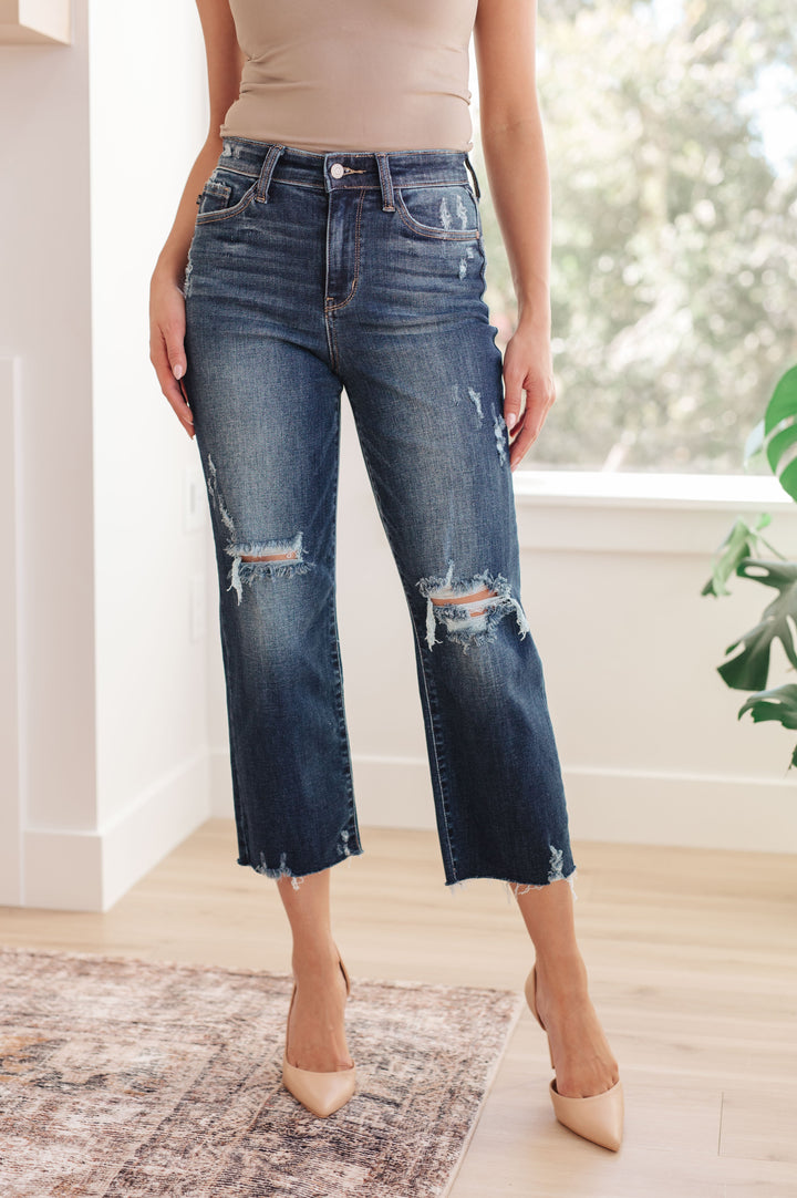 Whitney High Rise Distressed Wide Leg Crop Jeans-Womens-Ave Shops-[option4]-[option5]-[option6]-[option7]-[option8]-Shop-Boutique-Clothing-for-Women-Online