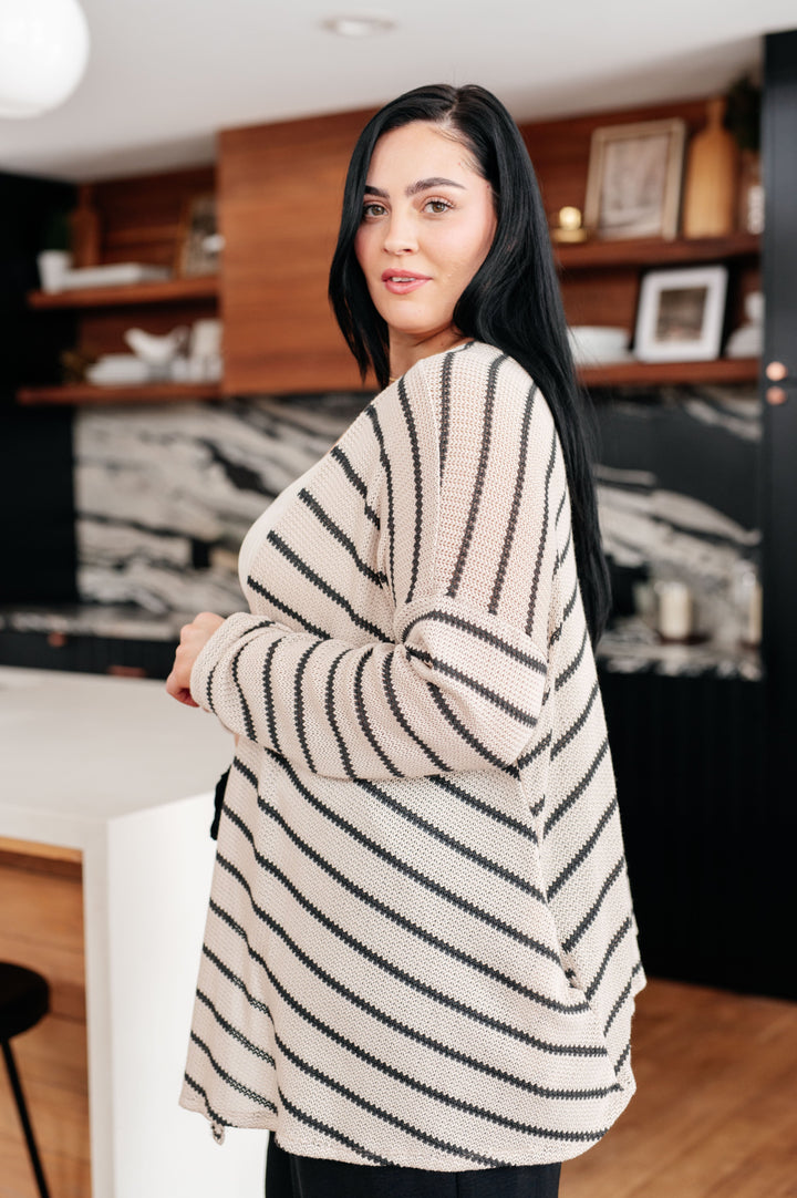 Weekend Adventure Striped Longline Cardigan-Womens-Ave Shops-[option4]-[option5]-[option6]-[option7]-[option8]-Shop-Boutique-Clothing-for-Women-Online