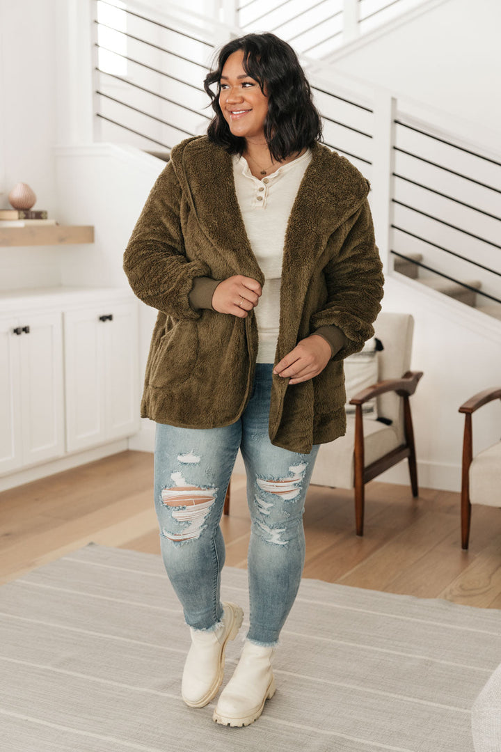 Where's My Coffee Cardigan in Olive-Womens-Ave Shops-[option4]-[option5]-[option6]-[option7]-[option8]-Shop-Boutique-Clothing-for-Women-Online