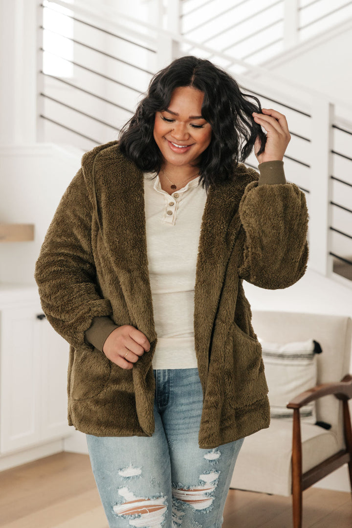 Where's My Coffee Cardigan in Olive-Womens-Ave Shops-[option4]-[option5]-[option6]-[option7]-[option8]-Shop-Boutique-Clothing-for-Women-Online