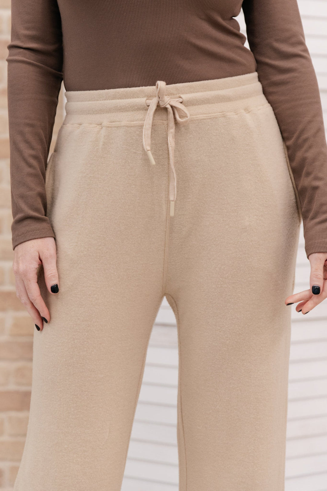 Wide Legged & Cozy Sweatpants in Sand-Womens-Ave Shops-[option4]-[option5]-[option6]-[option7]-[option8]-Shop-Boutique-Clothing-for-Women-Online