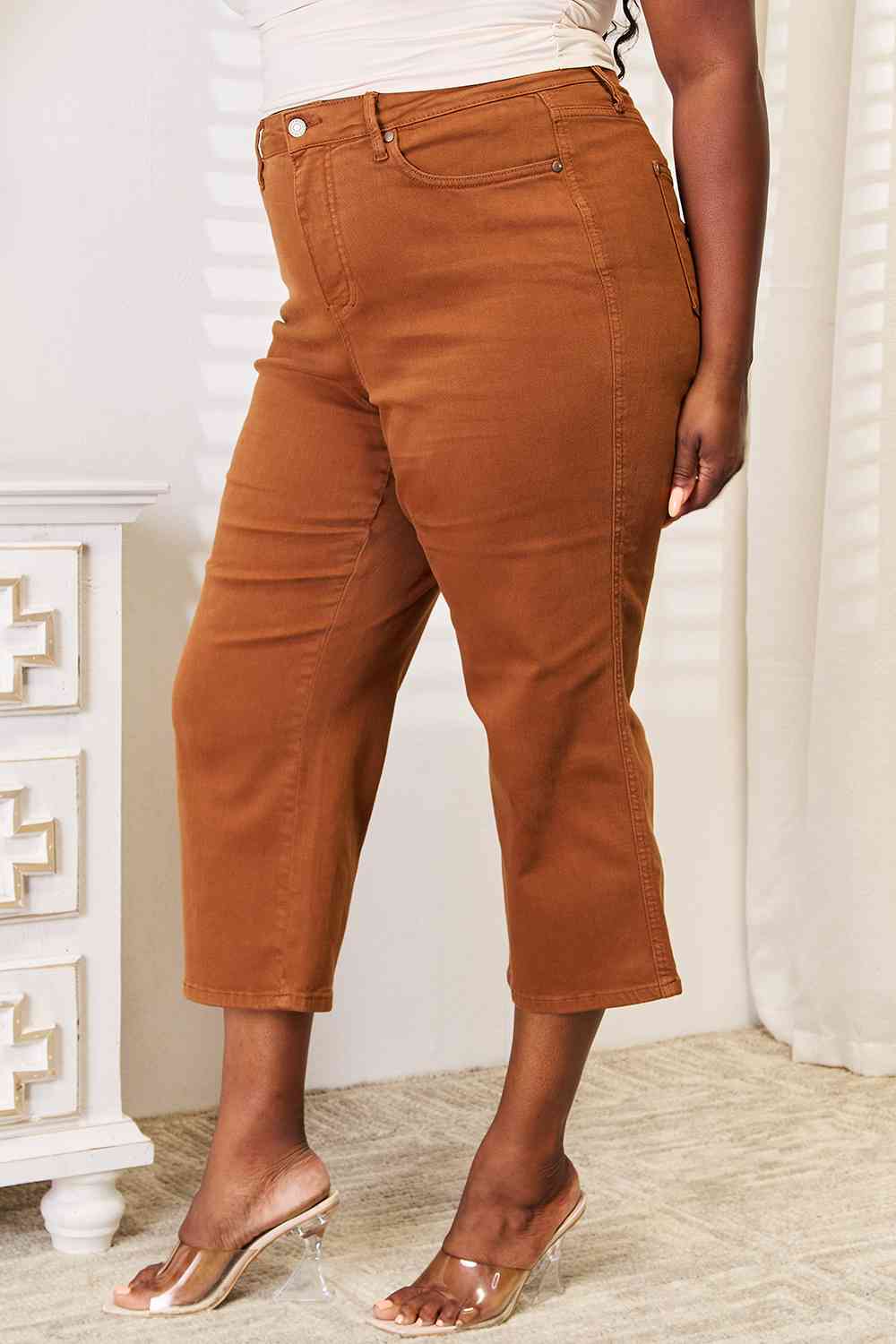 Judy Blue High Rise Tummy Control Garment Dyed Wide Leg Cropped Jeans-Trendsi-[option4]-[option5]-[option6]-[option7]-[option8]-Shop-Boutique-Clothing-for-Women-Online