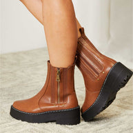 Forever Link Side Zip Platform Boots-Trendsi-[option4]-[option5]-[option6]-[option7]-[option8]-Shop-Boutique-Clothing-for-Women-Online