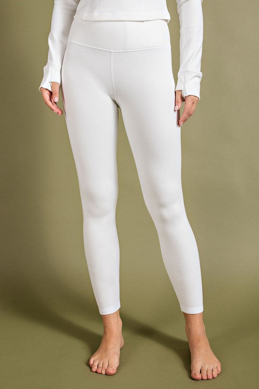 Rae Mode Ribbed Brushed High Waist Yoga Leggings-Rae Mode-[option4]-[option5]-[option6]-[option7]-[option8]-Shop-Boutique-Clothing-for-Women-Online