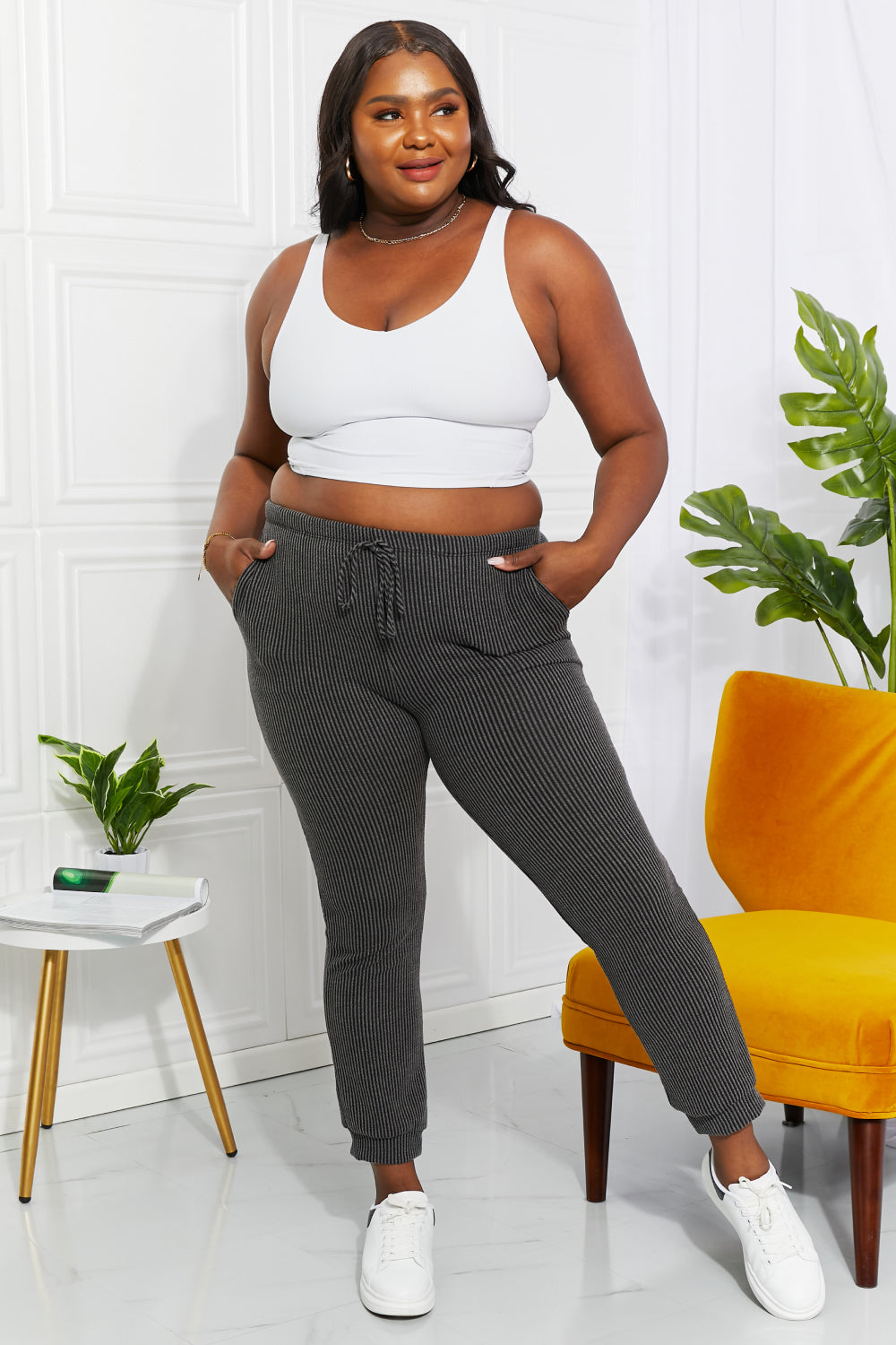 Blumin Apparel Easy Living Ribbed Joggers-Trendsi-[option4]-[option5]-[option6]-[option7]-[option8]-Shop-Boutique-Clothing-for-Women-Online