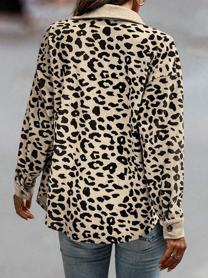 Leopard Buttoned Lightweight Shacket-Trendsi-[option4]-[option5]-[option6]-[option7]-[option8]-Shop-Boutique-Clothing-for-Women-Online