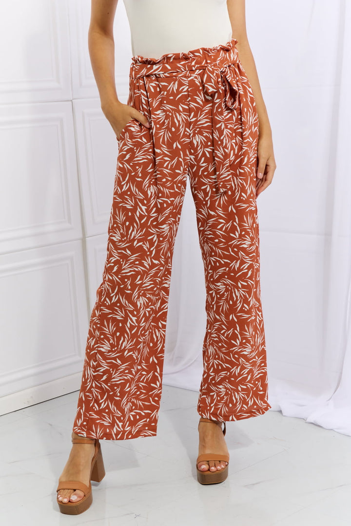 Heimish Right Angle Geometric Printed Pants in Red Orange-Trendsi-Red Orange-S-[option4]-[option5]-[option6]-[option7]-[option8]-Shop-Boutique-Clothing-for-Women-Online