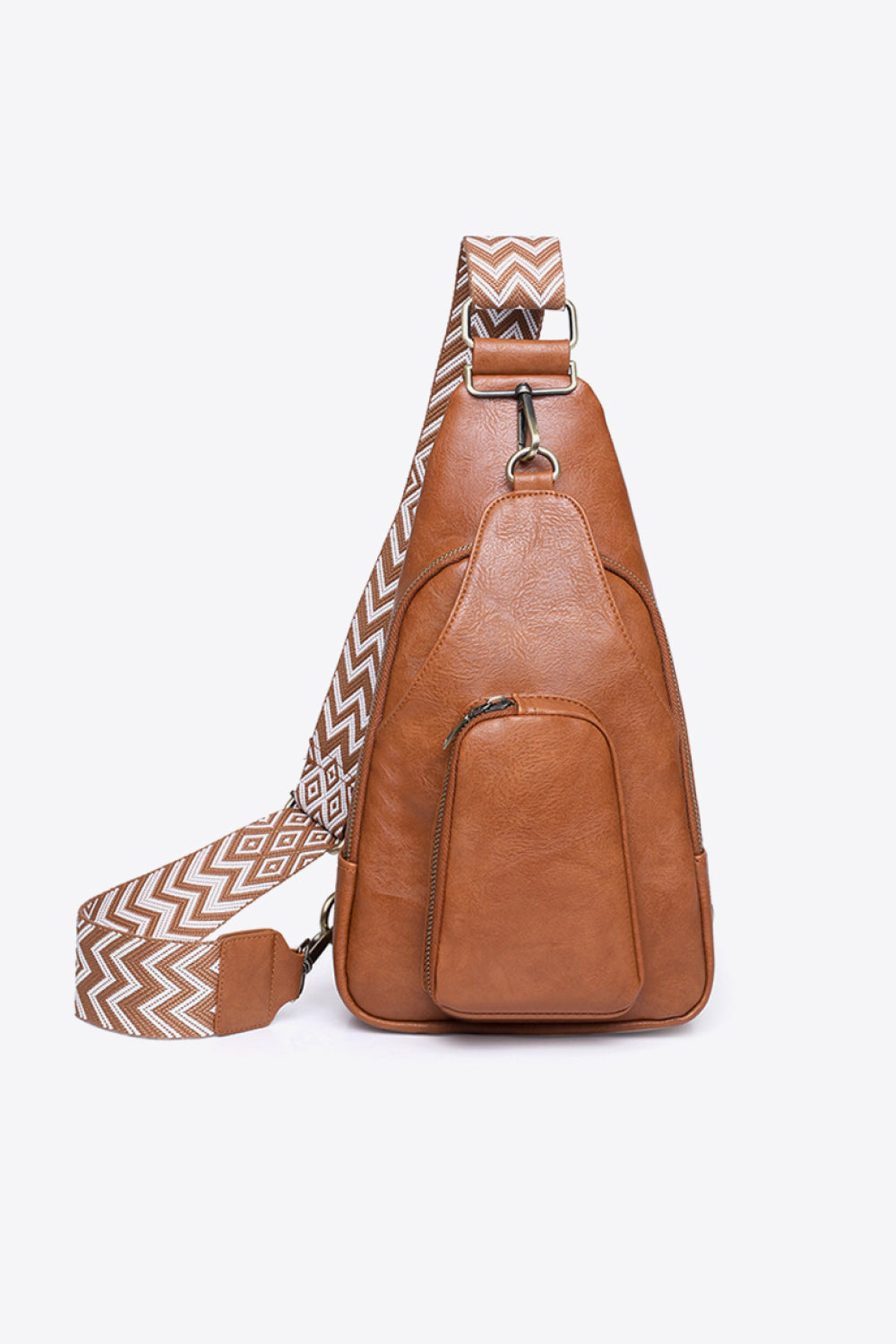 Take A Trip PU Leather Sling Bag-Trendsi-Ochre-One Size-[option4]-[option5]-[option6]-[option7]-[option8]-Shop-Boutique-Clothing-for-Women-Online