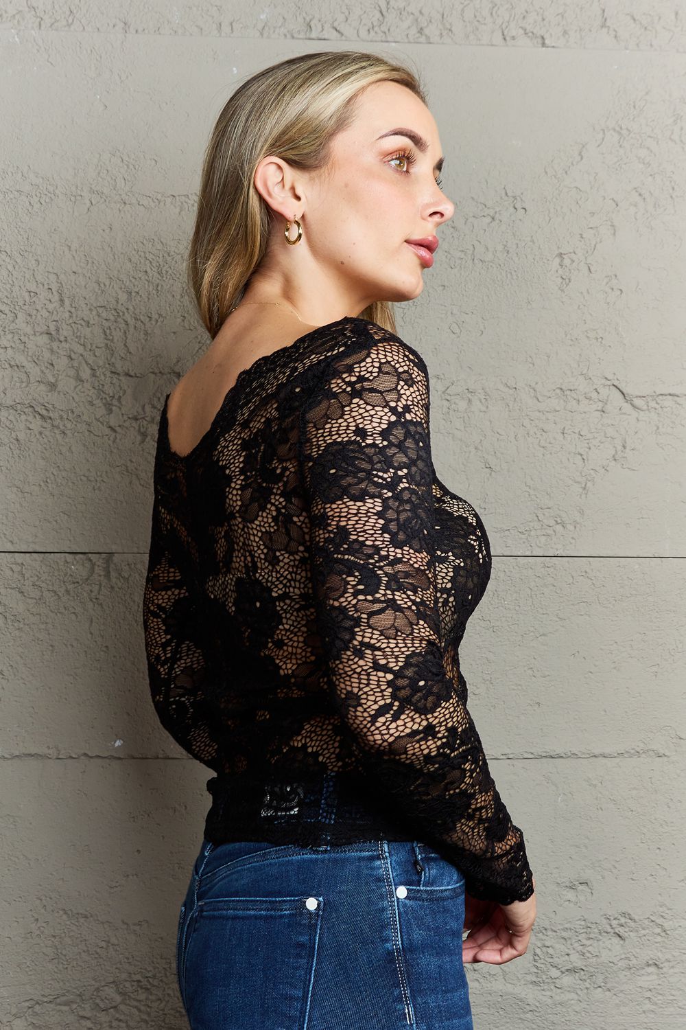 Ninexis Be Kind Off The Shoulder Lace Top-Trendsi-[option4]-[option5]-[option6]-[option7]-[option8]-Shop-Boutique-Clothing-for-Women-Online