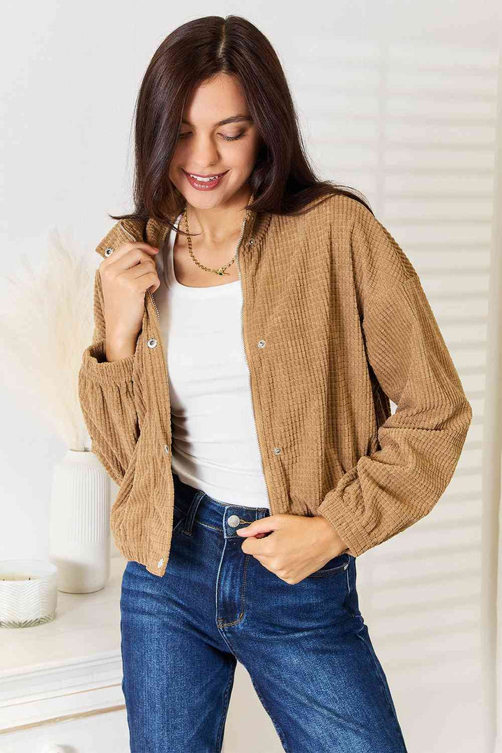 Double Take Long Sleeve Dropped Shoulder Jacket-Trendsi-[option4]-[option5]-[option6]-[option7]-[option8]-Shop-Boutique-Clothing-for-Women-Online